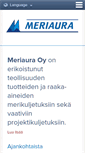 Mobile Screenshot of meriaura.fi