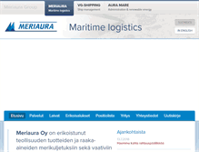 Tablet Screenshot of meriaura.fi